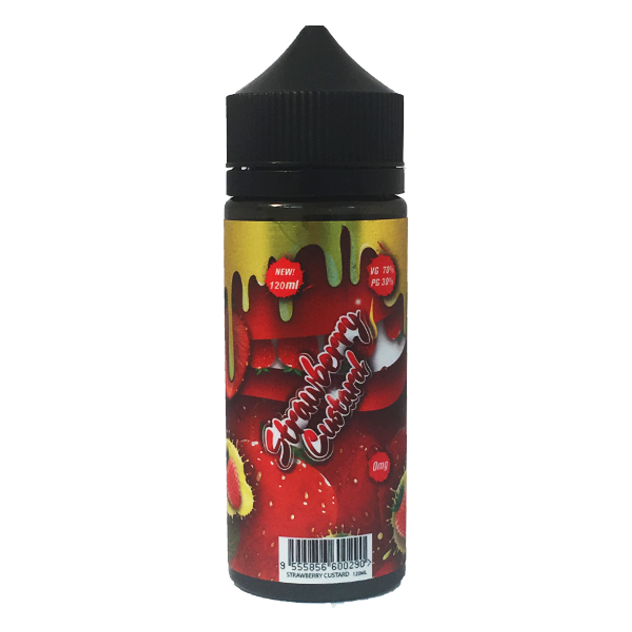 Strawberry Custard Shortfill E-Liquid by Mohawk & Co Fizzy 100ml